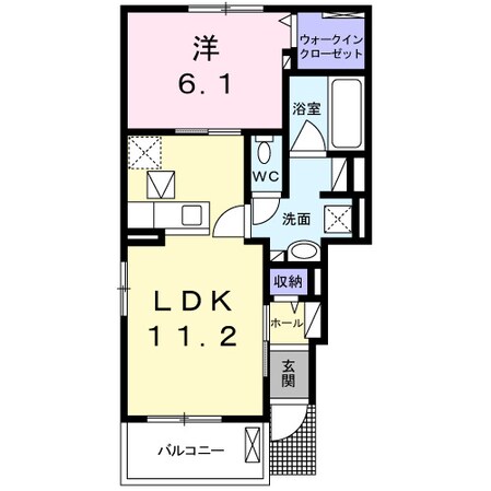 グレイスＣの物件間取画像